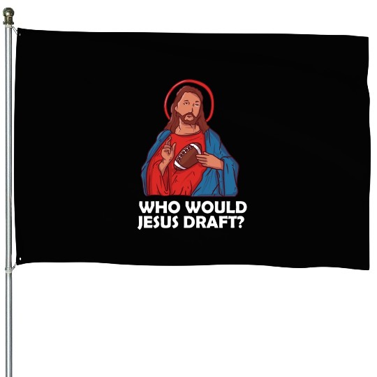 Heavenly Fantasy Football Fun House Flags
