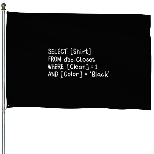 Funny Programmer Software Developer House Flags