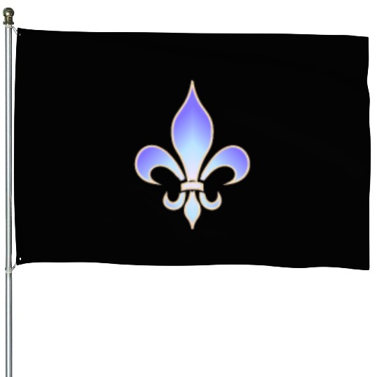 Lily Flower Fleur de Lys Royal Flower Power Roi House Flags