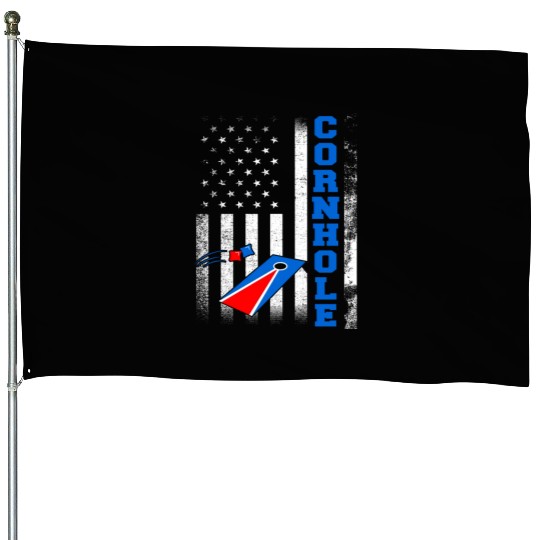 Cornhole Flag US American USA Player Game Bags House Flags