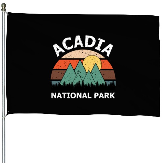 Acadia National Park Gift House Flags
