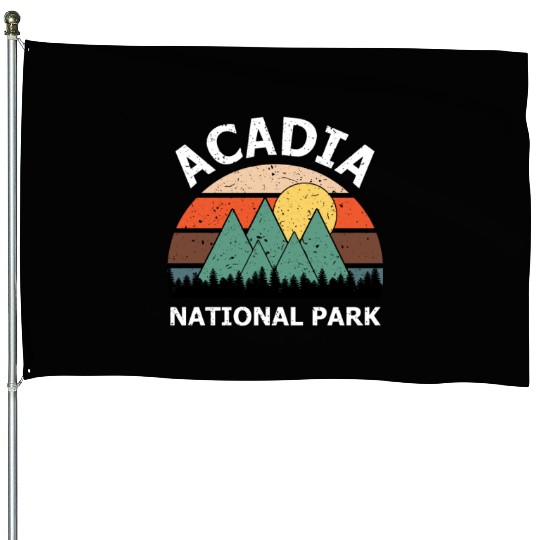 Acadia National Park Gift House Flags