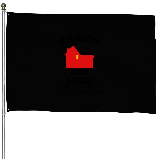 McCallister Home Security - Home Alone Gift House Flags