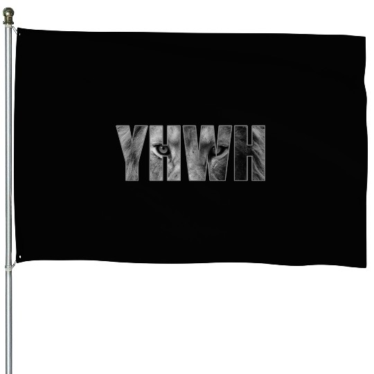 YHWH Yahweh God Lion Gift House Flags