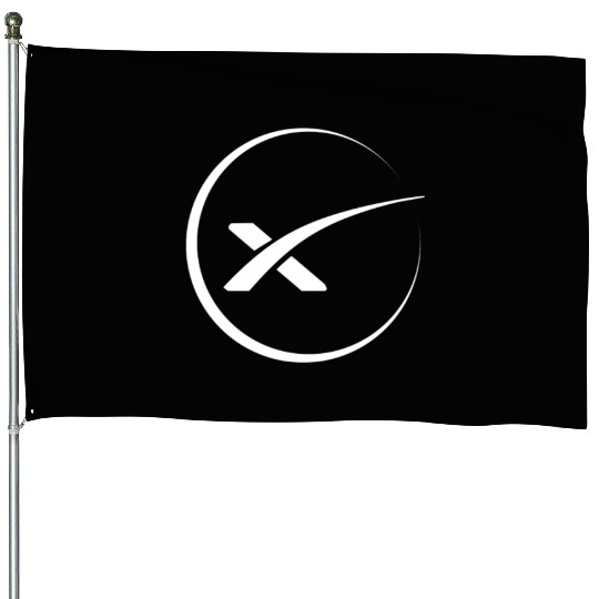space x spacex elon musk House Flags