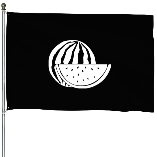 A Sweet Watermelon House Flags