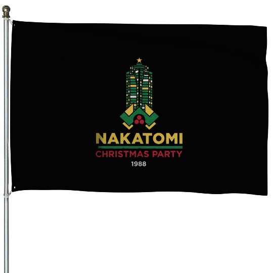 Die Hard Nakatomi Christmas Party 1988 House Flags