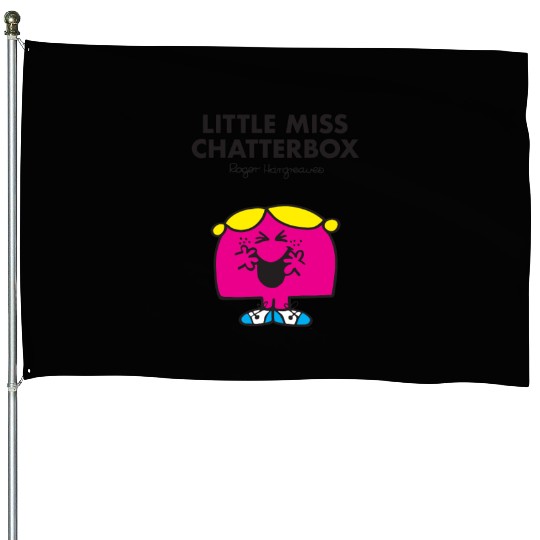 Mr Men Little Miss Chatterbox House Flags