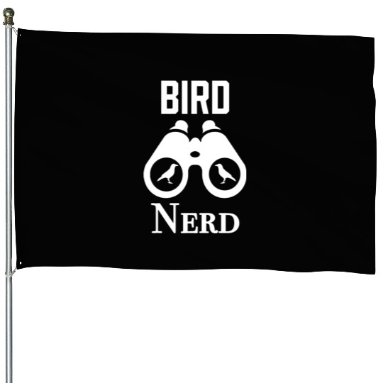 Bird Nerd House Flags