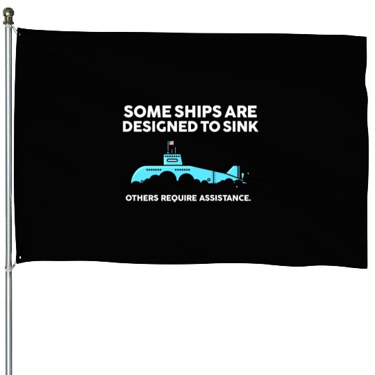 Military Submarine Veteran Gift US Submarine Sink House Flags