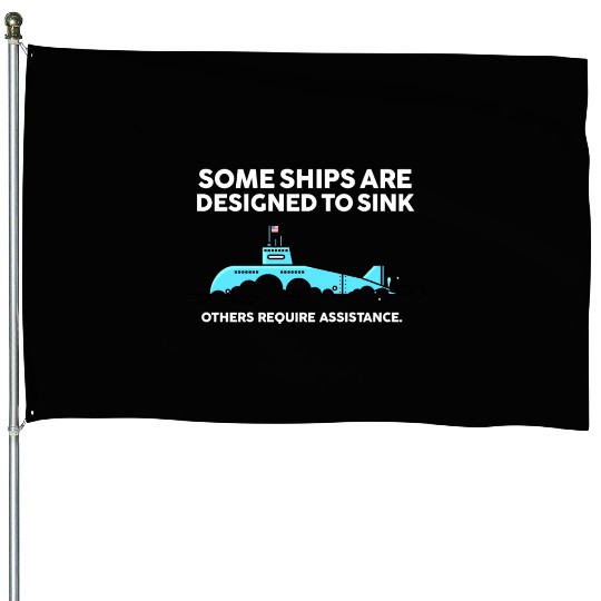 Military Submarine Veteran Gift US Submarine Sink House Flags