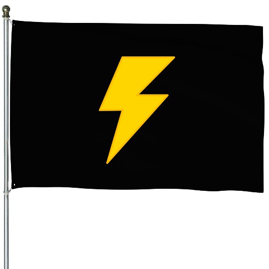 yellow lightning bolt House Flags