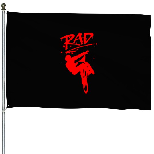 RAD BMX Bike Grafitti 80s Movie Radical House Flags