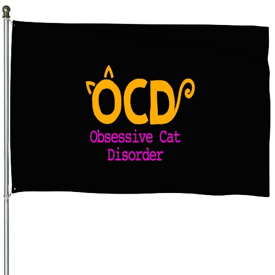 Cat Mom Cat Cat Lover Cat Owner House Flags
