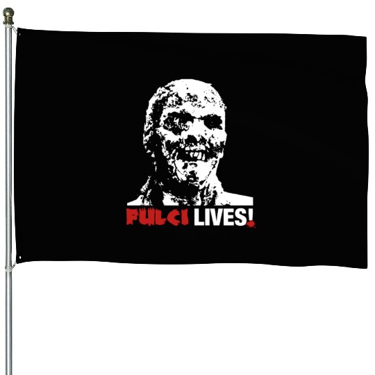 Fulci Lives Zombie Italian Horror Movie Fan House Flags