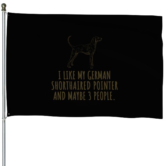 German Shorthaired Pointer Dog House Flags