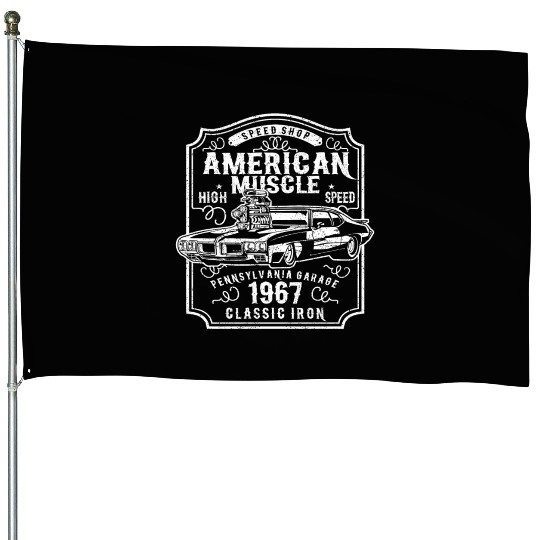 American Muscle Car Classic High Speed House Flags