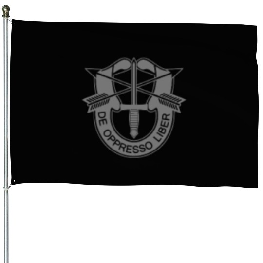 Us Special Forces De Oppresso Liber Chest Grey House Flags