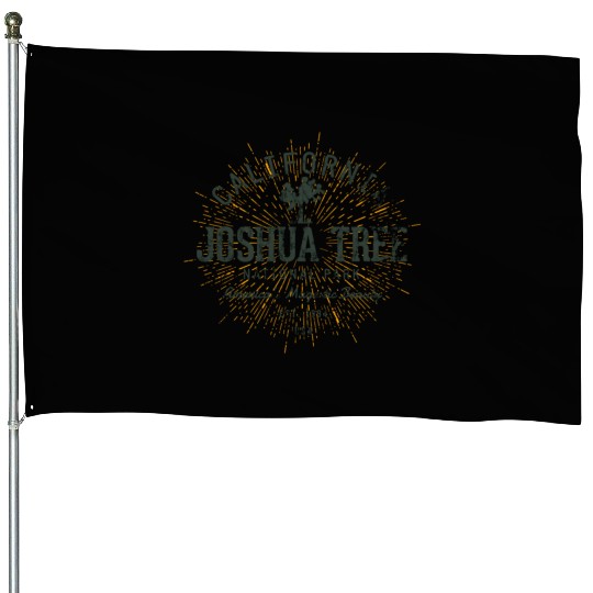 Vintage Joshua Tree National Park Gift House Flags