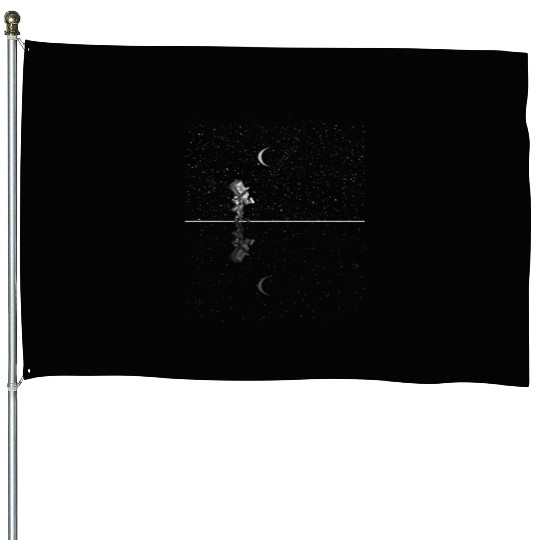 The Mad Hatter Starry Night Alice In Wonderland House Flags