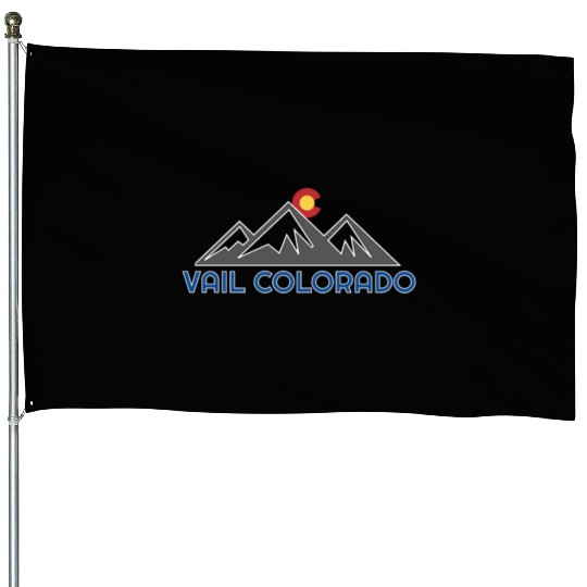 Vail Colorado Rocky Mountain House Flags