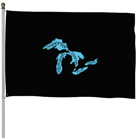 Great Lakes Michigan Detroit Michigan Great Lake House Flags