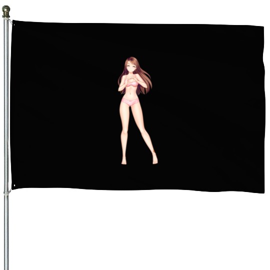 hen Manga Anime Waifu japanese sexy Girl Ahegao House Flags