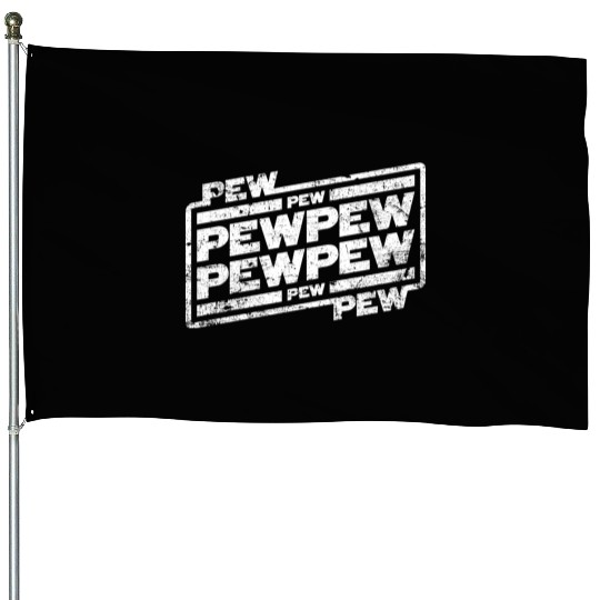 Pew Pew Pew House Flags