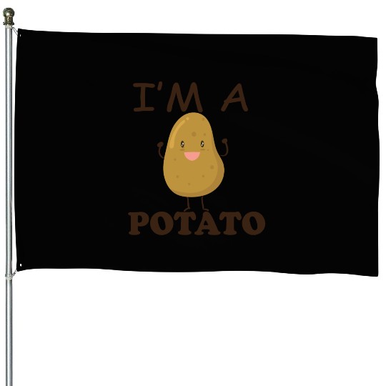 my spirit animal is a potato potato potatoes House Flags