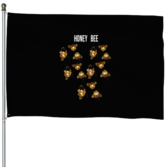Honey bee House Flags