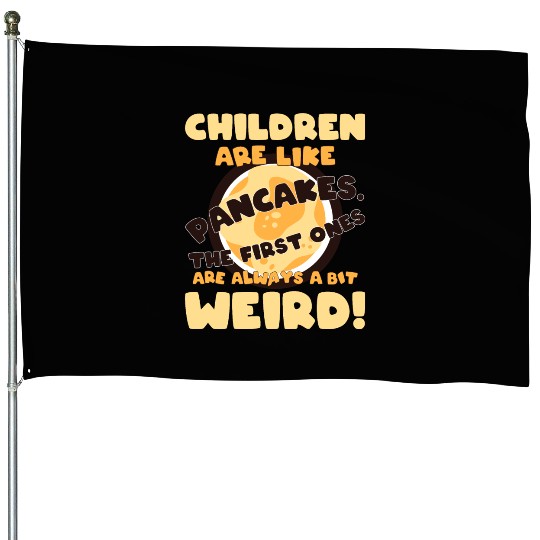 Kids big brother sister black humor sarkasm House Flags