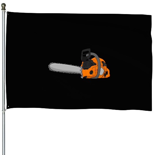 chainsaw House Flags