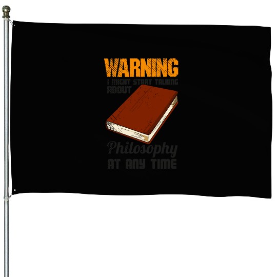 Philosophy Thinker Freethinker Philosopher House Flags