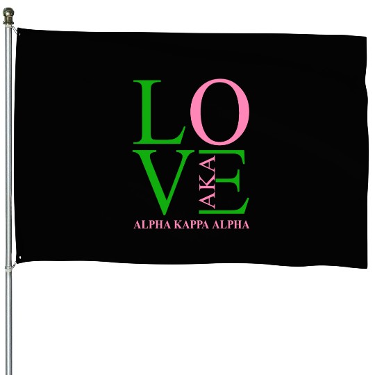 Aka House Flags Love Sorority Gift Alpha Kappa Aka Parap
