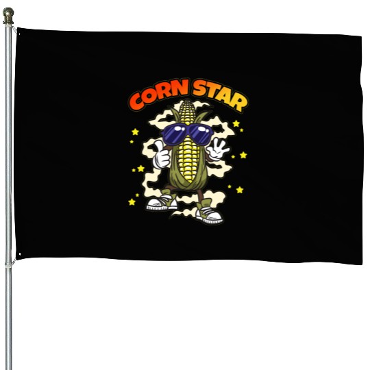Corn Star House Flags