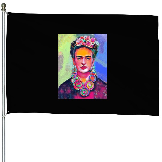 Frida Kahlo House Flags