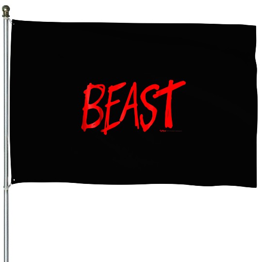Beast Work Out Weight Lifting Gym House Flags