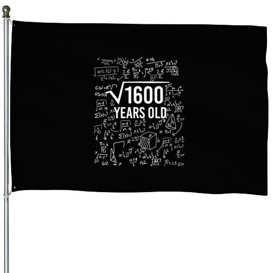 40th birthday math gift idea House Flags