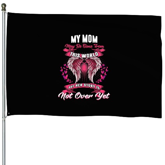 Angel Mommy Angel Wings Apparel Rest in Peace Mom House Flags