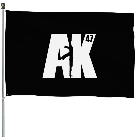 Ak-47 Soviet Kalashnikov Pro Second Amendment House Flags