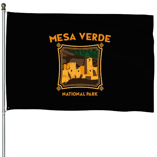 Mesa Verde National Park Novelty Graphic Design House Flags