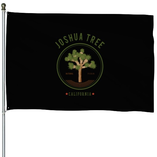 Joshua Tree National Park House Flags California Trees