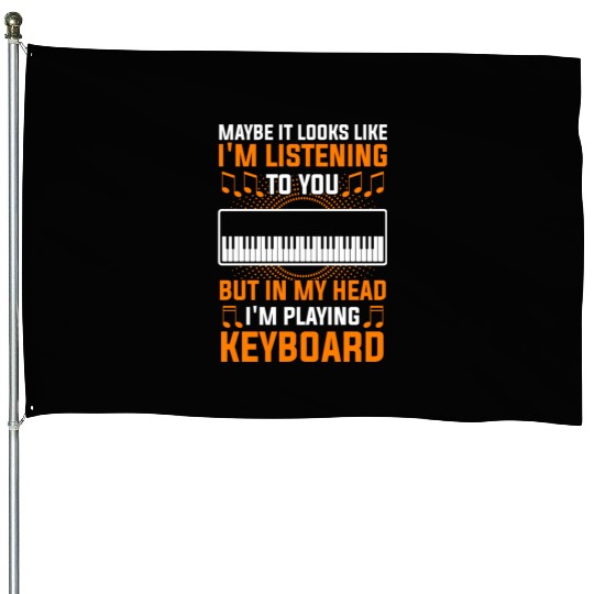Keyboard Keyboardist Musician Music House Flags