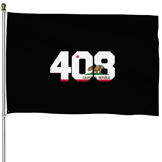 Area Code 408 San Jose California House Flags