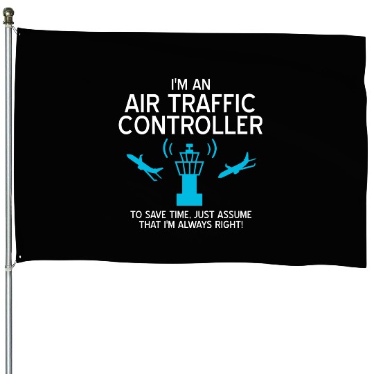 Air Traffic Controller ATC Air Traffic Control House Flags