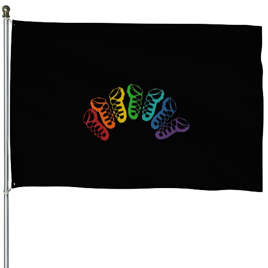 Irish Dance Ghillie Rainbow House Flags