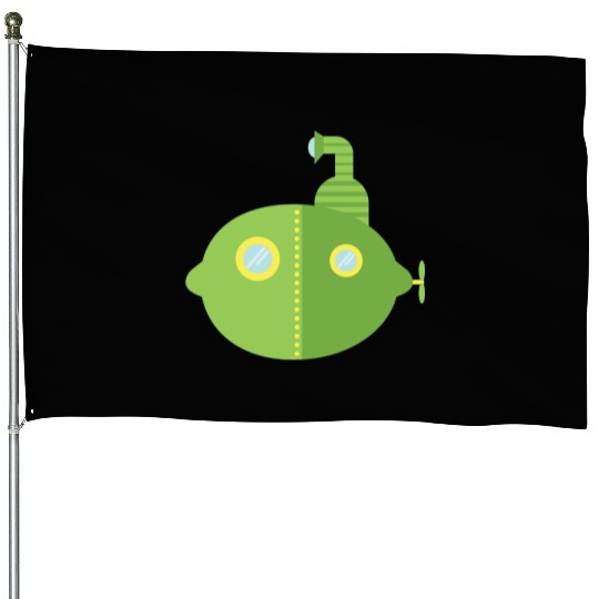 Submarine Lime House Flags