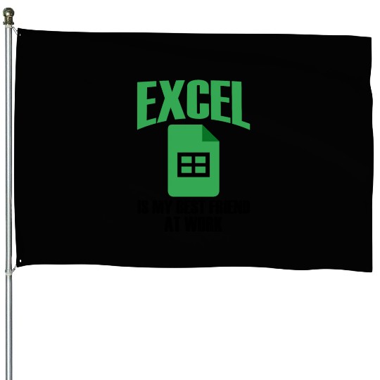 Excel Best Friend At Work Spreadsheet Accountant House Flags