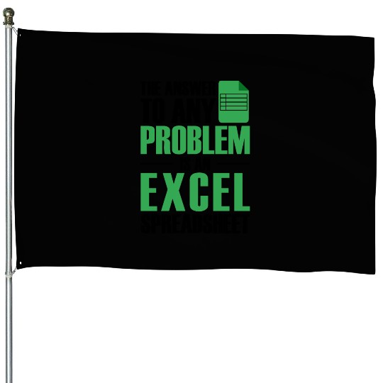 Answer To Any Problem Excel Spreadsheet Accountant House Flags