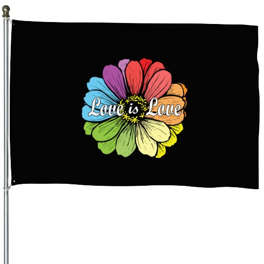 Love is love House Flags